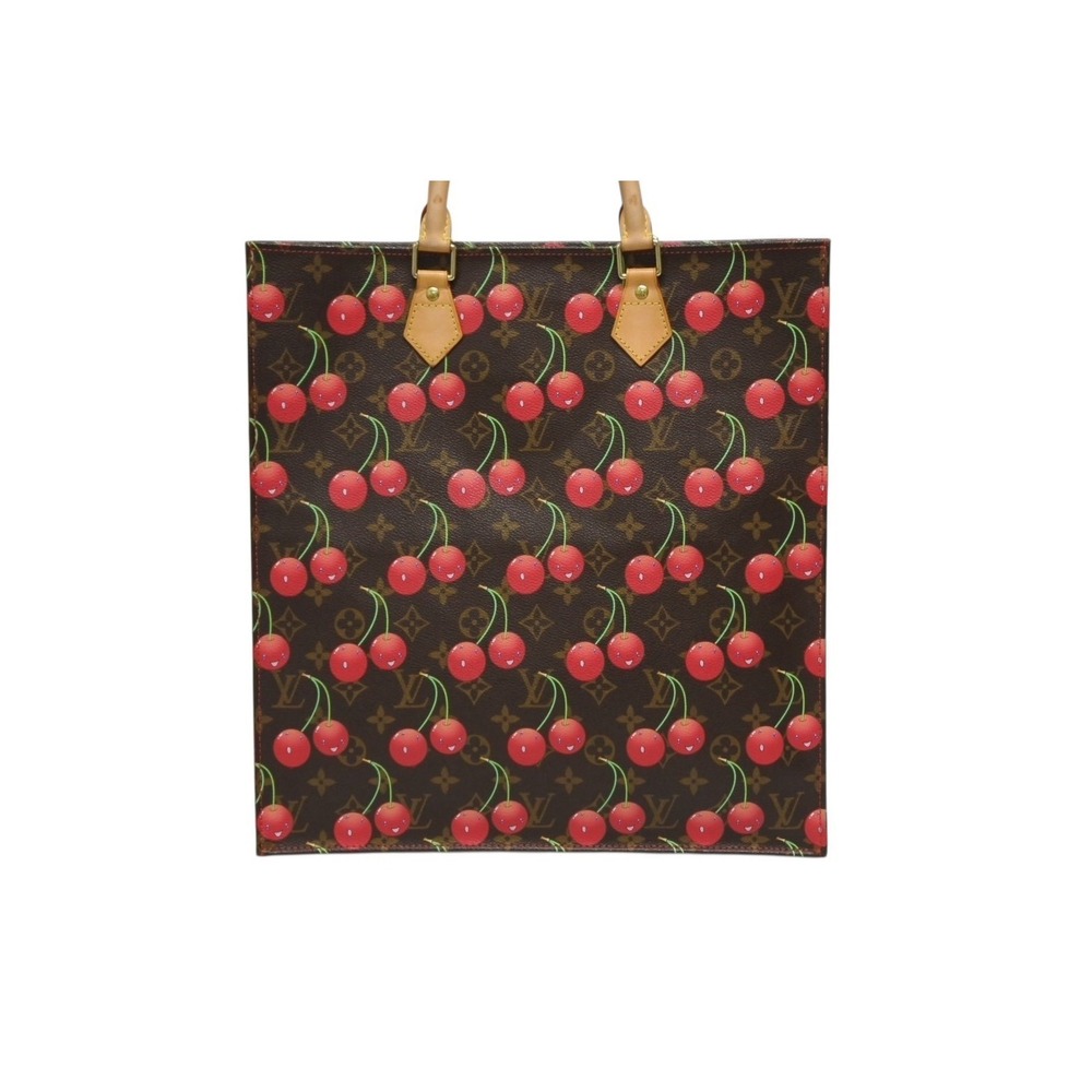 Louis Vuitton Cherry Bag Brown Summer Sac Murakami Spring Tote Monogram Plat